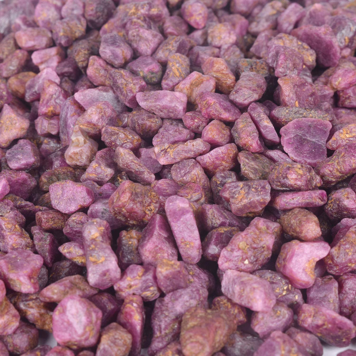 GEMHUB 100 Ct Star Ruby Rough Stones Set of 10 Pcs - Raw Rocks Perfect for Tumbling, Lapidary Polishing, Reiki, Crystal Healing and Craft Gemstone Beads