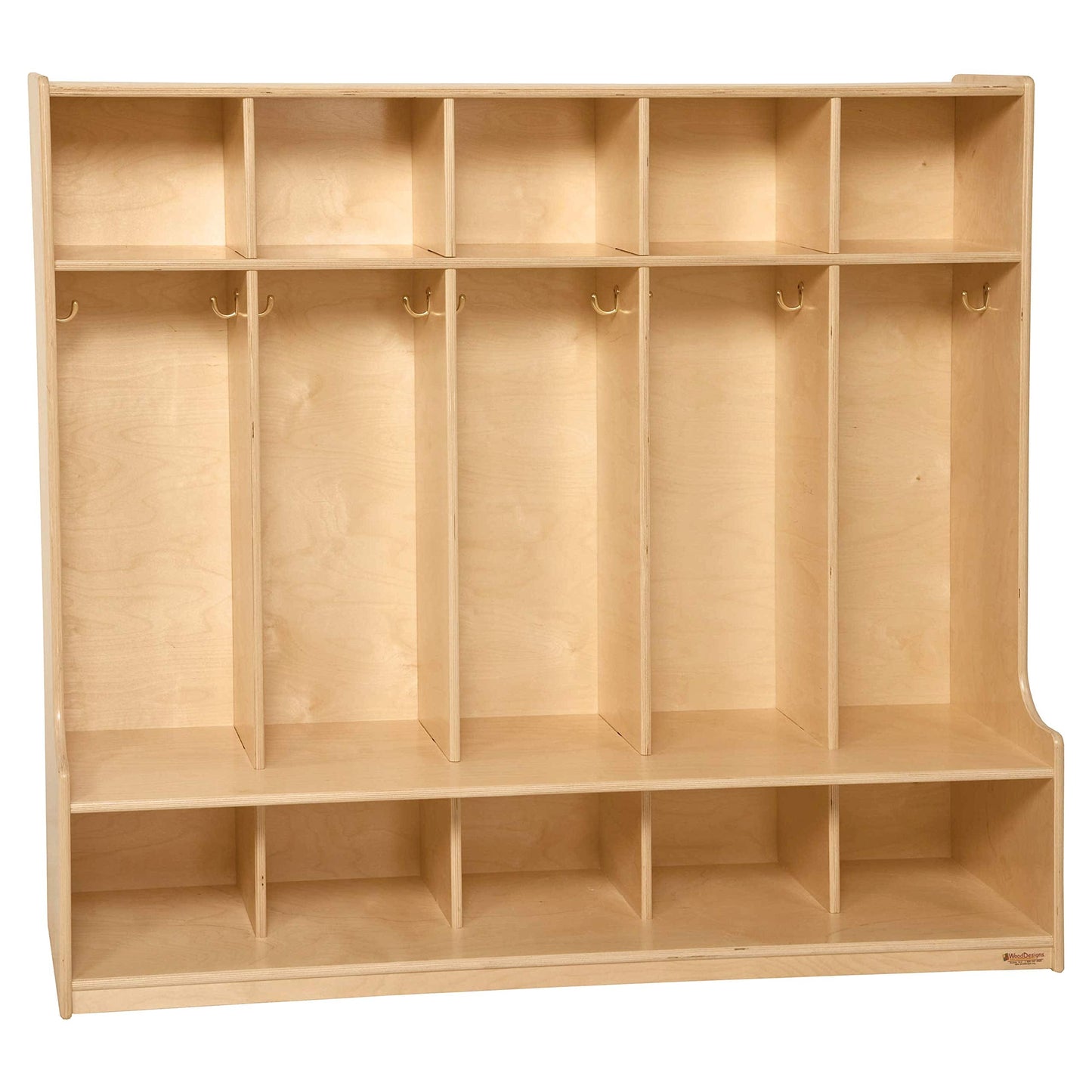 Wood Designs 5 Section Seat Locker