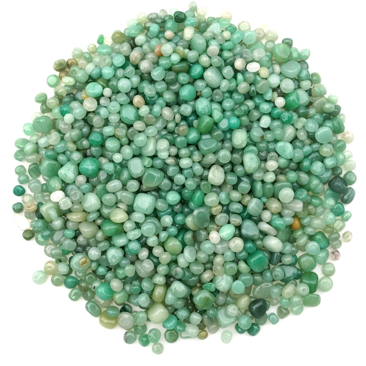 Sisamn Tumbled Polished Crystal Stone Green Aventurine Chips 3Lb Vase Filler Stones, Bulk for Fish & Turtle Tanks, Plant Decor, Home Decor, Jewelry Making, DIY, Reiki Healing