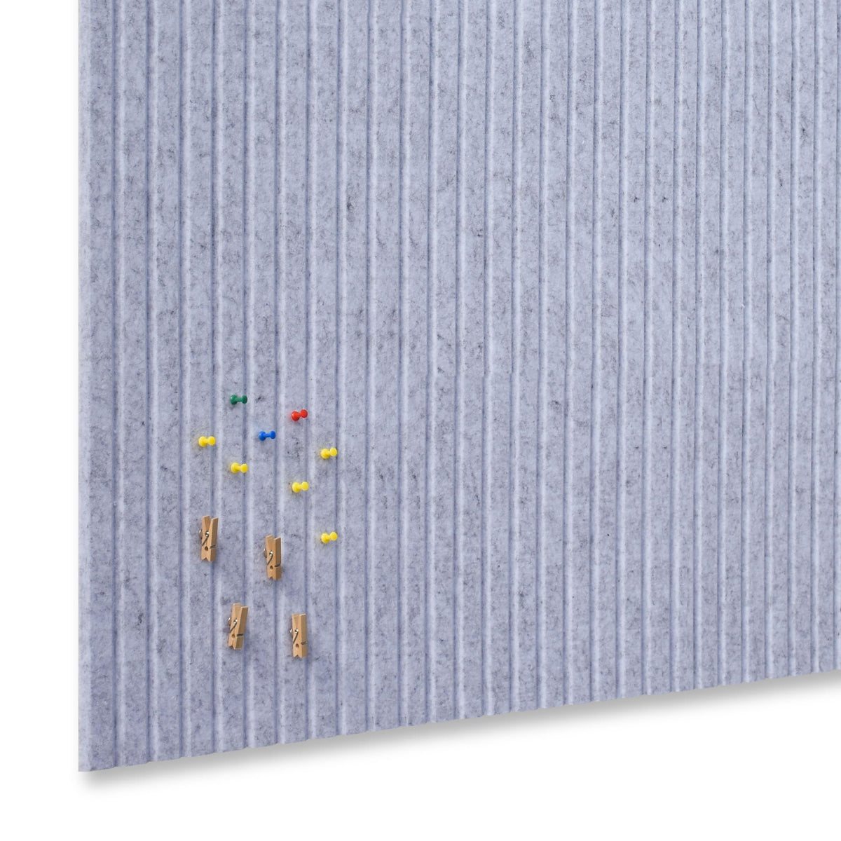 YOUDEFUL Large Cork Board Alternative-12 Pcs Self-Adhesive Felt Bulletin Board Tiles, Felt Pin Board Cork Board Tiles for Home Office Wall Decor, Tack Board 47"x35" (Light Grey