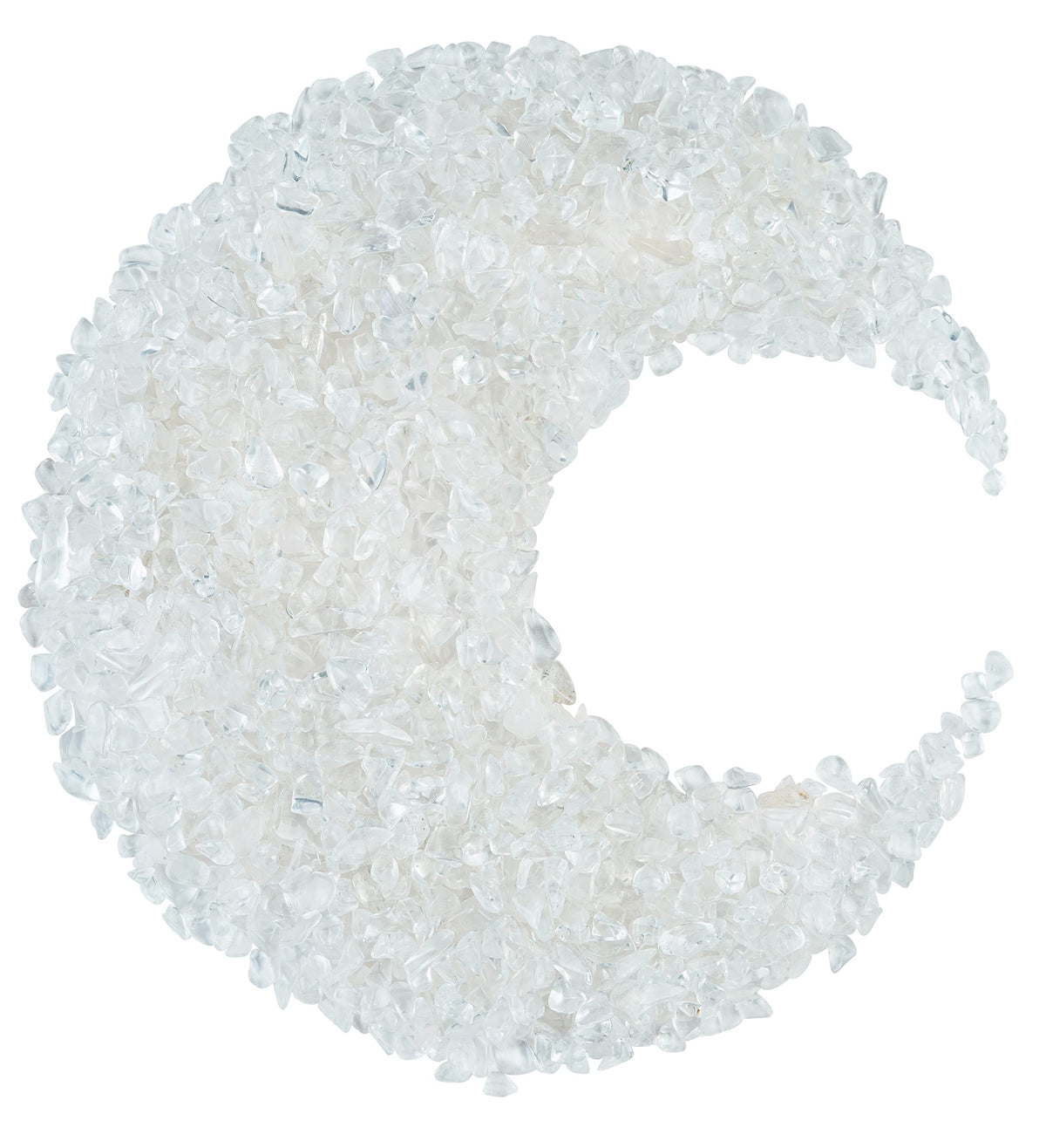 ZAICUS Clear Quartz Crystal Chips Bulk Gemstone Valentine Gift, Healing Crystal Natural Irregular Shaped Crushed Stone Reik Healing Tumbled Chips Crystal Chips for Witchcraft & Jewelry Making 1 Lb