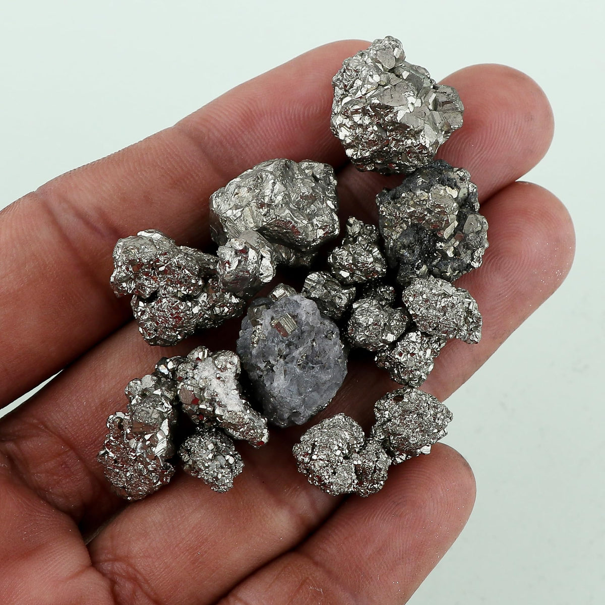 GEMKORA 100 carats Raw Golden-Pyrite Crystals, Wholesale Lot, Natural Gemstone, Rough Crystals, Rock Stones, Jewelry Making Supplies, DIY & Crafts, 13 to 18 mm