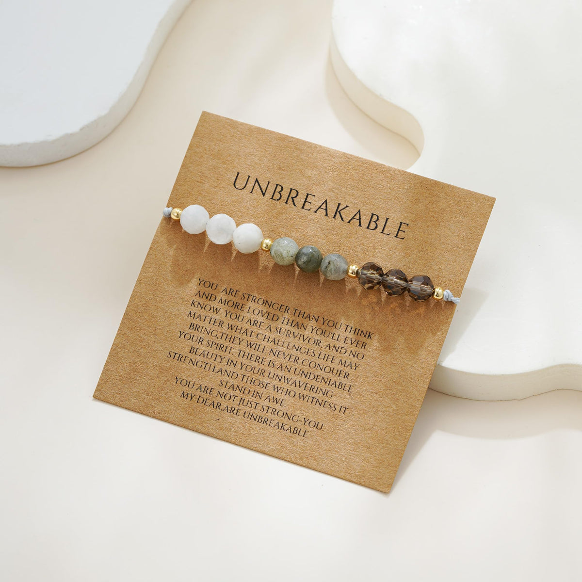 Fezodo Protection Bracelet Gifts for Women Men, Protection Crystals Natural Energy Healing Crystal Beaded Bracelets Christmas Valentines day Birthday Gift for Friends Women Men