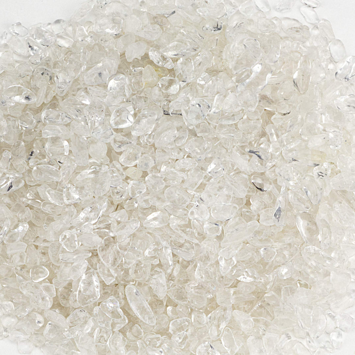 Cherry Tree Collection 1/2 Pound Polished Tumbled Gemstone Chips, Pebbles, Crystal Chips Bulk for Jewelry Making, Healing, Plants, Succulents, Aquariums, Decoration, Chakra (Quartz)