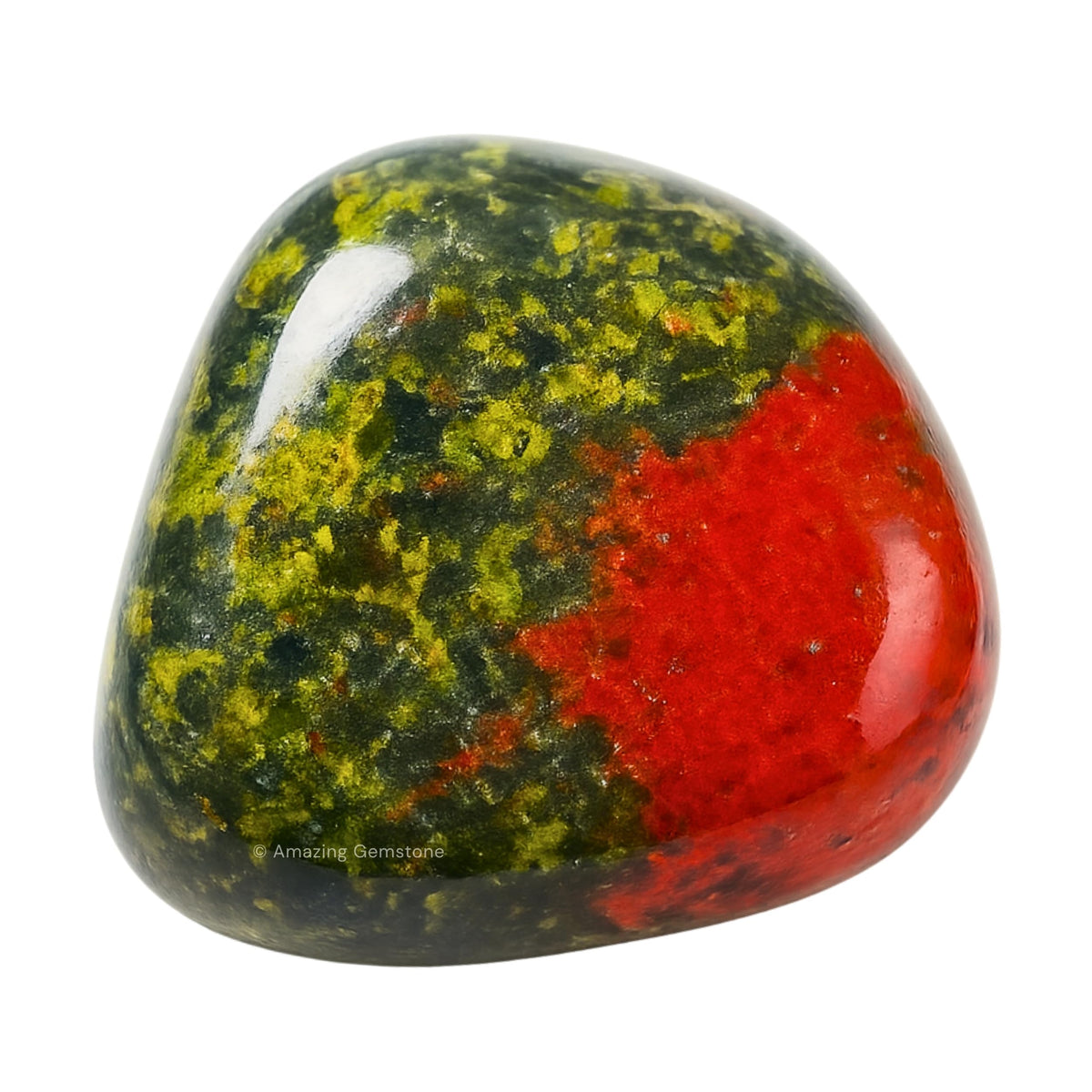 Amazing Gemstone Dragon Bloodstone Crystals and Healing Stones Tumbled - 1 oz Dragon Bloodstone Stone, Healing Stones for Energy Balance, Stress Relief - Premium Polished Gems Rocks for Meditation