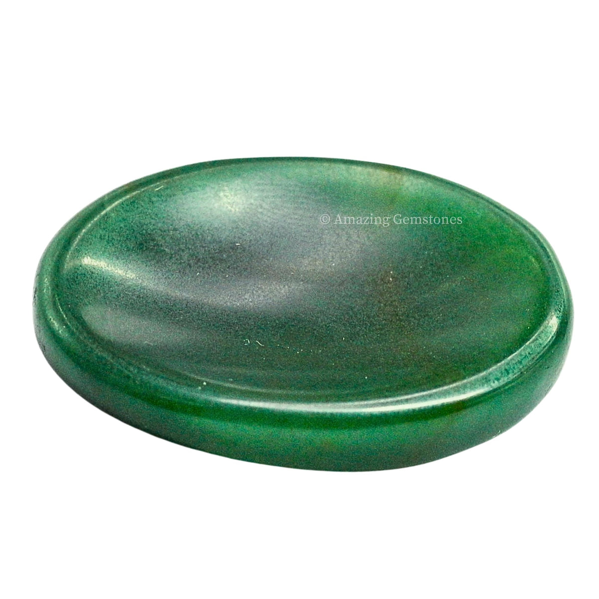 Amazing Gemstone Green Jade Aventurine Worry Stone Crystals and Healing Stones - Worry for Stress Relief Gifts - Piedra Crystal Fidget for Meditation - Unique Stocking Stuffers and Birthday Gifts