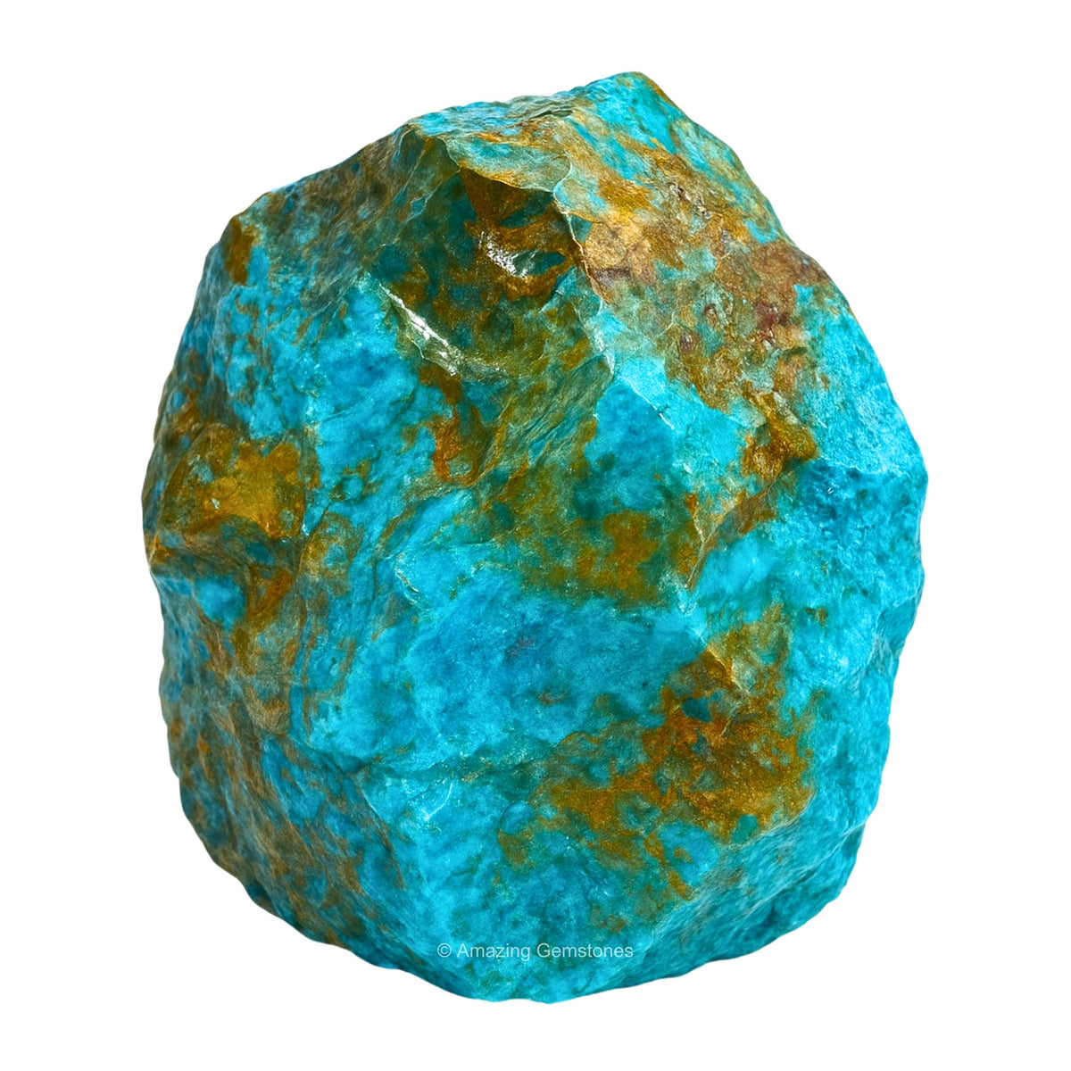 Amazing Gemstone Chrysocolla Raw Crystals and Healing Stones, Natural Rocks For Tumbling - DIY Raw Stones And Crystals (1 Piece)