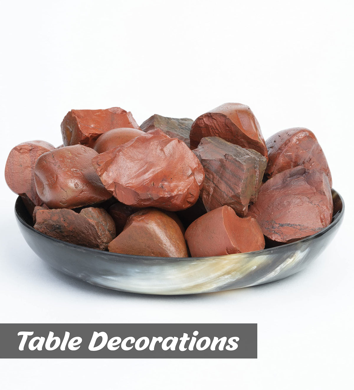 Crocon® 1LB Red Jasper Rough Bulk Rocks Natural Stone Spiritual Gifts Raw Gemstone Crystals and Stones Tumbling Cabbing Polishing Gem Mining Chakra Balancing Reiki Healing Home Office Décor