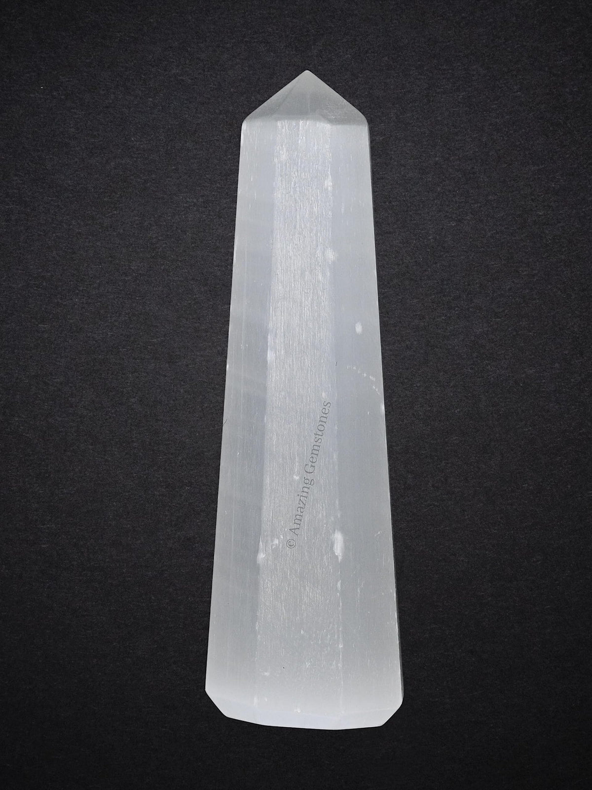 Amazing Gemstone Selenite Crystal Towers - Natural Healing Crystal Point Obelisk for Reiki Healing and Crystal Grid (3" to 4" INCH)