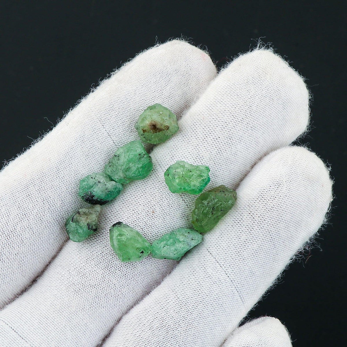 CRYSTALIS 25 carats Natural Tsavorite Garnet, Loose Gemstone, Wholesale Bulk Rough, Jewelry Making Supply, Chakra & Healing Raw Stones, Wire Wrapping, DIY, Gem Collection, 5-10mm