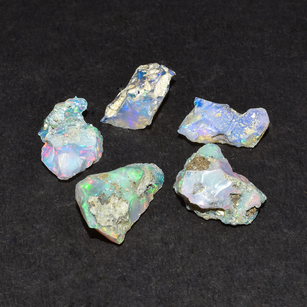 QNAVIC 30+ carats AA+ Natural Raw Ethiopian Fire Opal Rough Gemstone, Chakra Healing Crystal, Rough Crystals and Gemstone, October Birthstone Jewelry Making Supplies, DIY Gifts Art Crafts