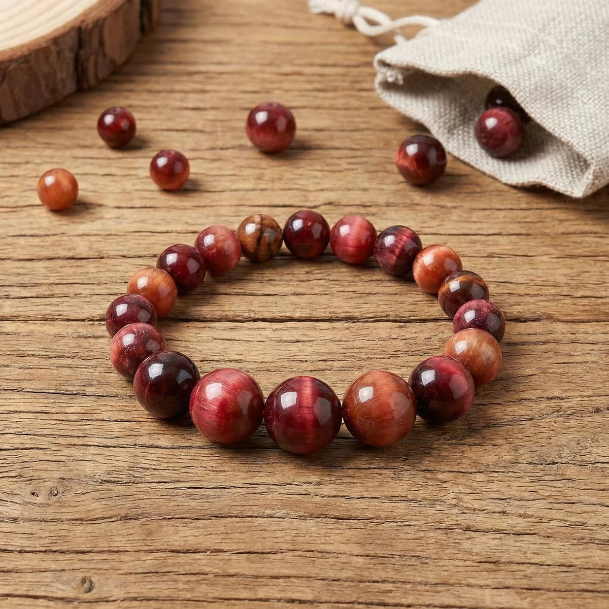 Yochus Natural Tiger Eye Beads, 60Pcs 6MM Onyx Agate Color Enhance Round Loose Beads Bulk, DIY Charm Smooth Gemstone Beads for Jewelry Making(4mm 8mm 10mm 12mm Beads)