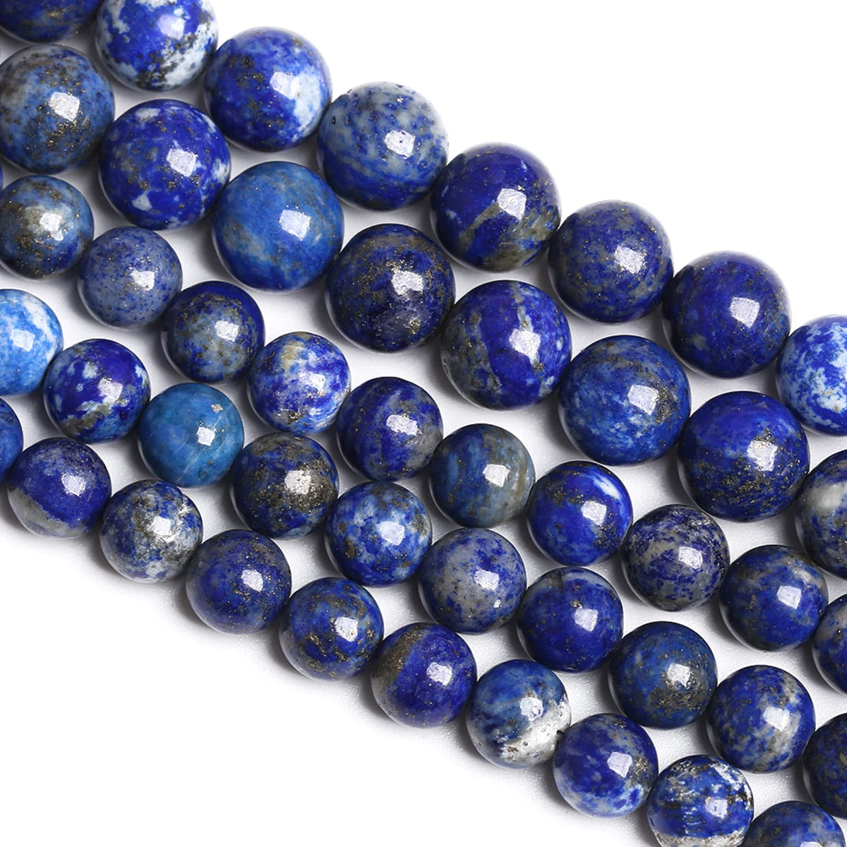 6MM 60PCS Natural Stone Blue Lapis Lazuli A Grade Gemstone Beads for Jewelry Making DIY Bracelet Crystal 1 Strand