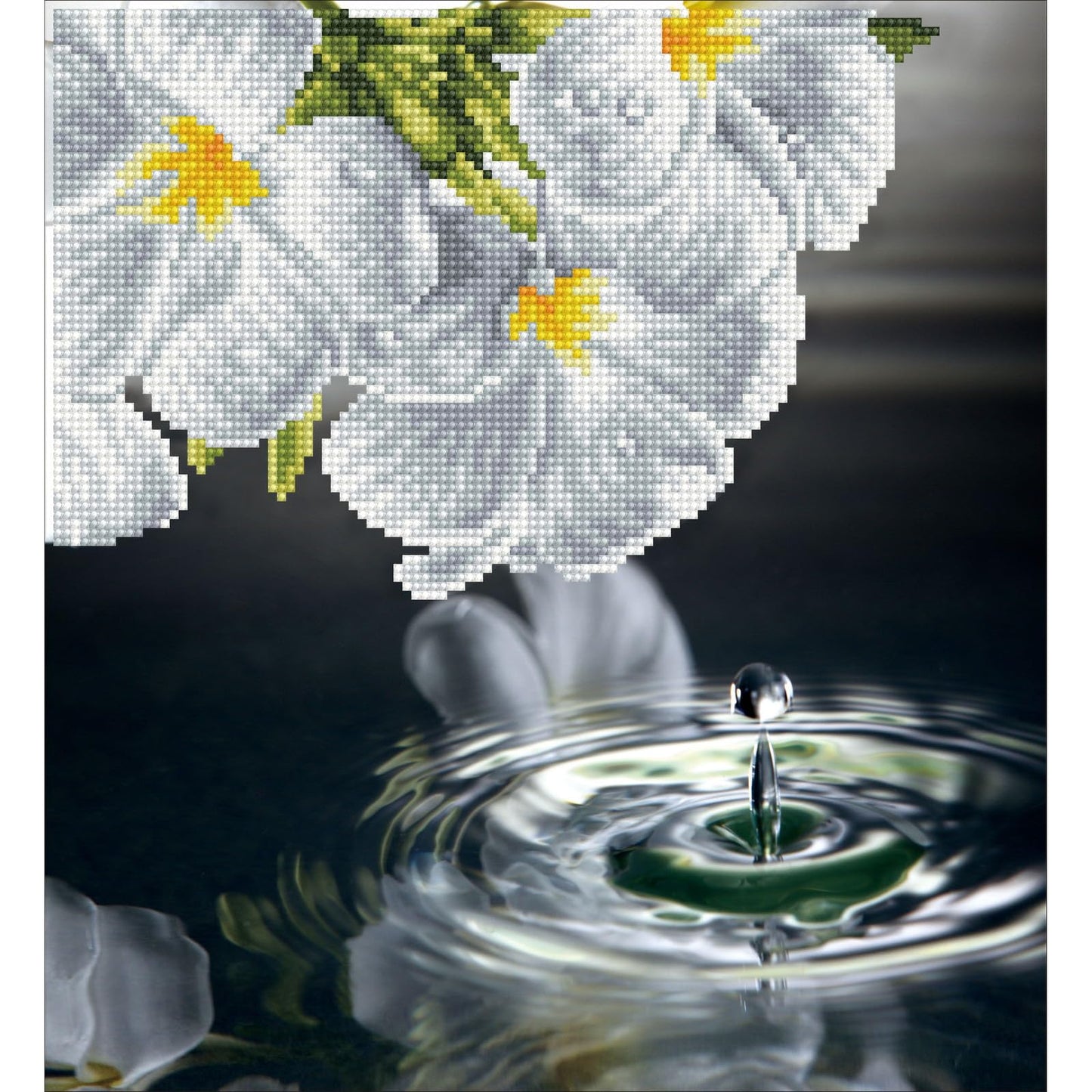 DIAMOND DOTZ Water Droplet Diamond Painting Kits for Adults - Diamond Art Kits a Relaxing Creative Craft Kit with Dotz Gems 14x13