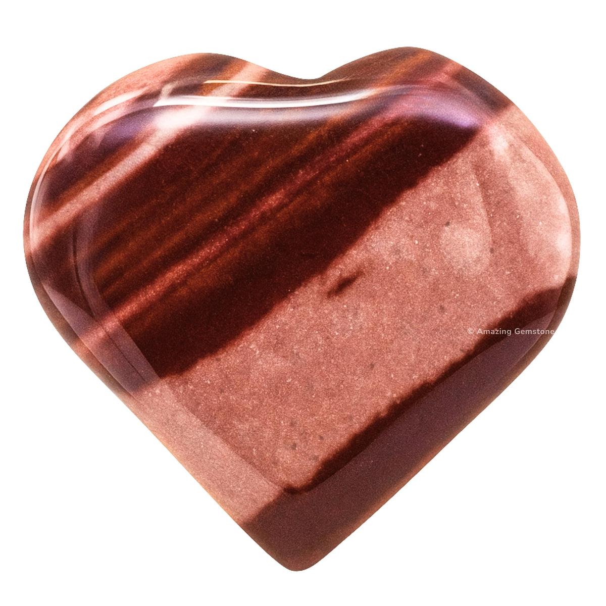 Amazing Gemstone Shiva Lingam Narmada Stone Heart - Pack of 2 Crystal Heart Stones Rocks - Corazones De Piedra Crystals and Healing Stones Heart Shaped Crystal - Stocking Stuffers Gifts