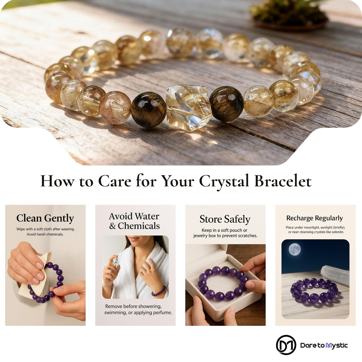 Rose Quartz Sugar Cube Healing Crystal Bracelet for Women – Love, Compassion, Emotional Balance, Stress Relief & Self-Love Energy Jewelry, Premium Gift-Box Included for Ready-to-Give Jewelry Gifts