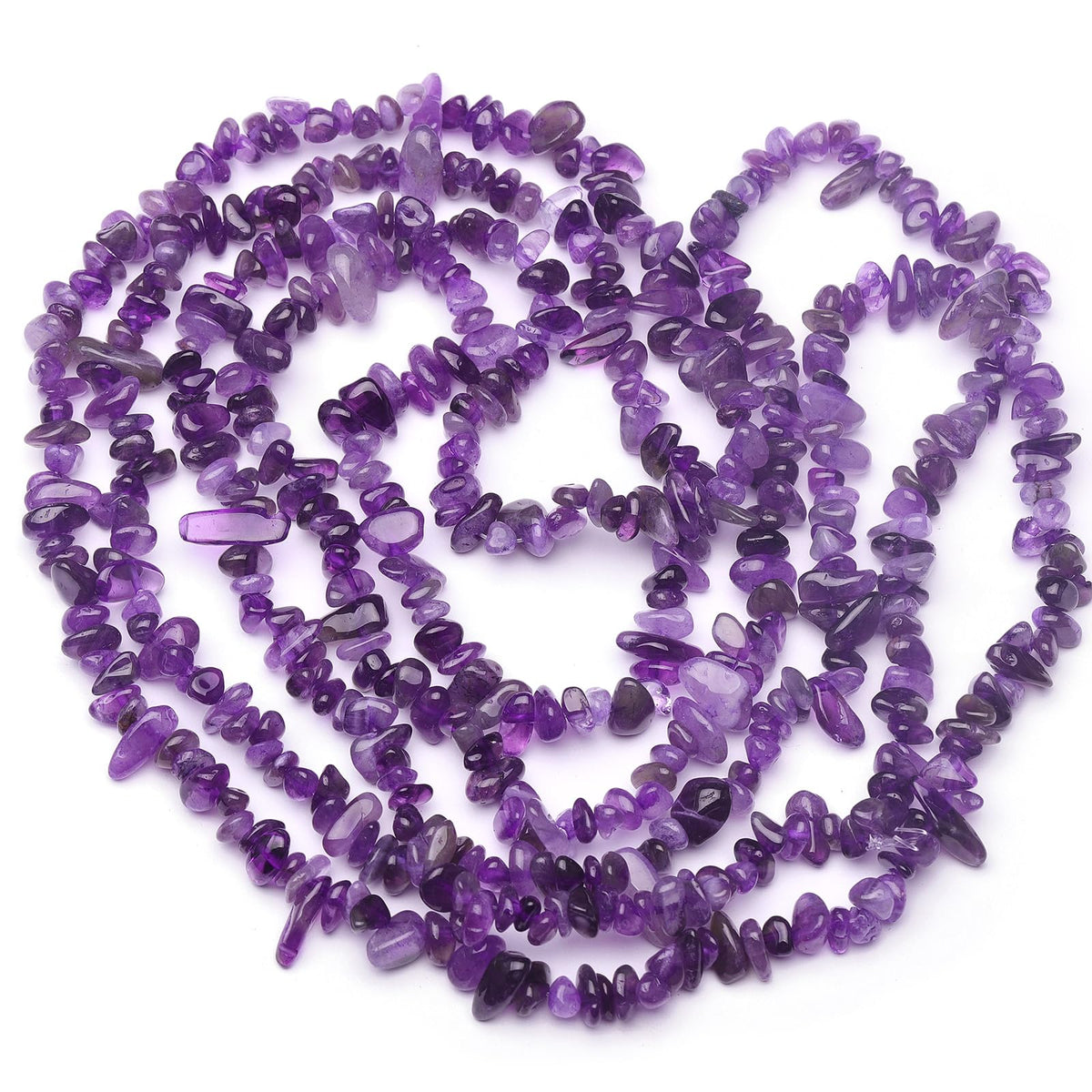 400pcs Natural Chip Stone Beads for Jewelry Making Amethyst 5-8mm Irregular Gemstones Healing Crystal Loose Rocks Bead Hole Drilled for Ring Earrings Necklace Bracelet Making DIY Art Crafts