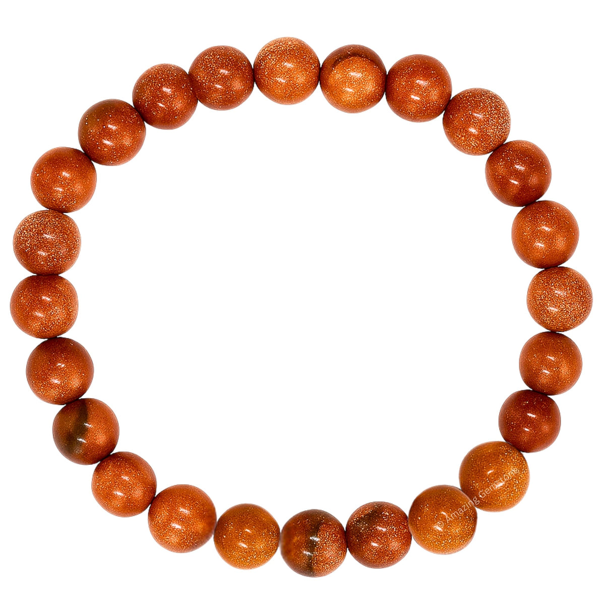 Amazing Gemstone Crystal Bracelet for Women Men's Gifts - Protection Healing Crystal Bracelet - 8mm Gemstone Beaded Stretchable Bracelet Pulseras Para Hombres Mujer Stocking Stuffers Mothers Day Gift (Red Goldstone)