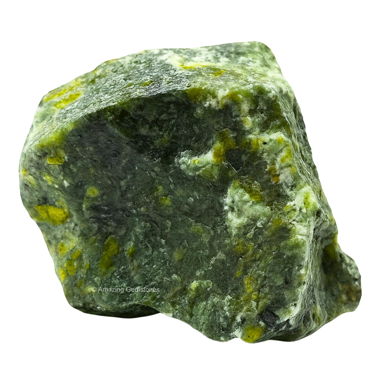 Amazing Gemstone Green Jade Raw Crystals and Healing Stones, Natural Rocks For Tumbling - DIY Raw Stones And Crystals (1 Piece)