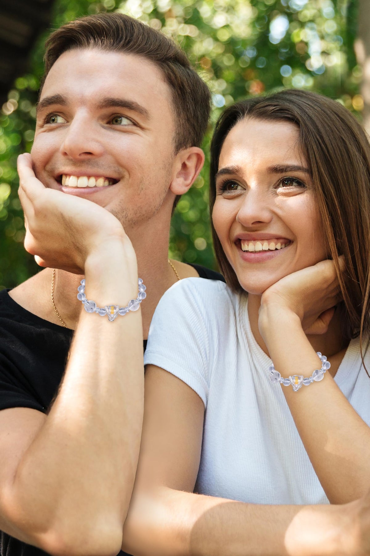 MADE IN JAPAN White snake good luck bracelet for women men Japanese traditional shrine prayer feng shui good luck charm guardian deities crystal lucky bracelet for women men 6-8 inches stretch