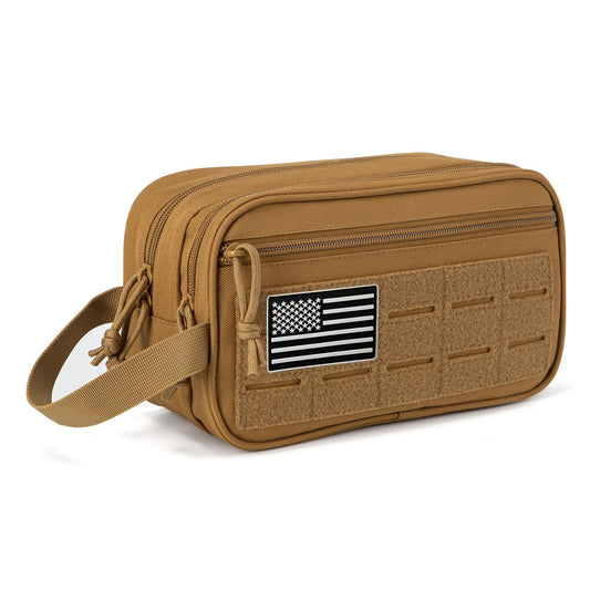 QT&QY Tactical Toiletry Bag For Men Hygiene Bag EDC Military Tool Molle Pouches Small Dopp Kit Mens Shaving Kit Travel shower Bags