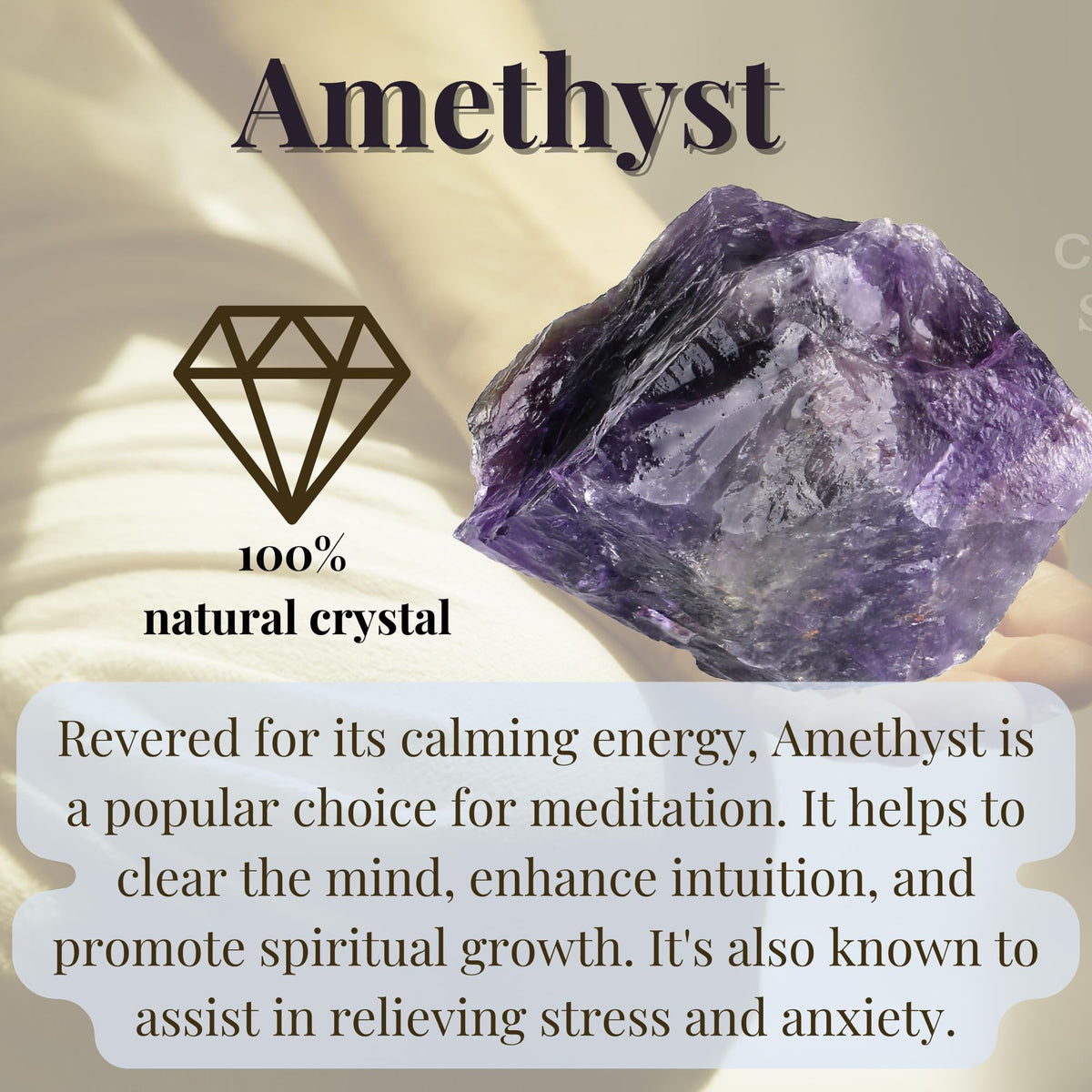 XIANNVXI Amethyst 1.8-2.2" Large Raw Crystals and Healing Stones Natural Rough Crystal Rocks for Decor Gifts Tumbling Cabbing Polishing Fountain Rocks 1PCS