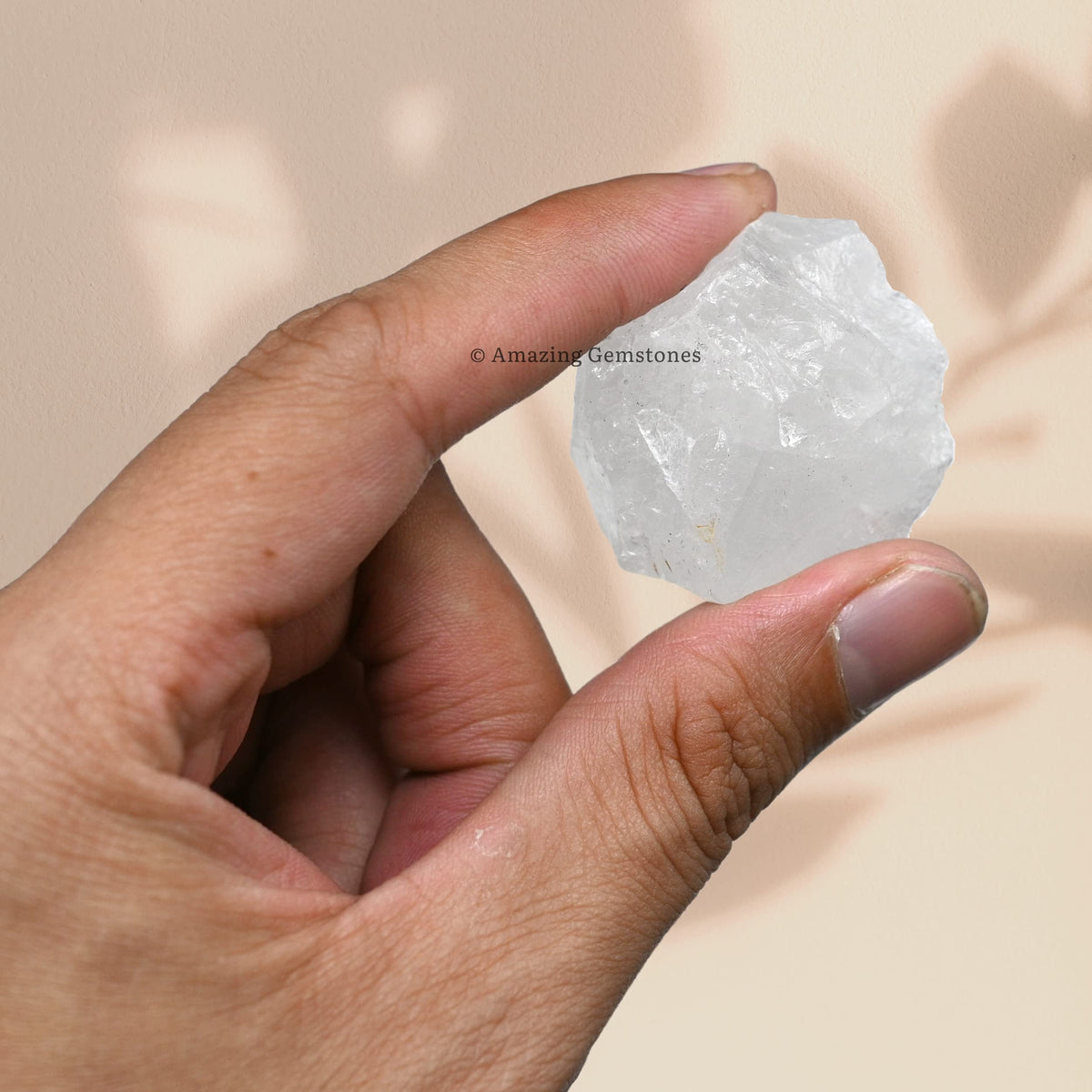 Amazing Gemstone Clear Quartz Raw Crystals and Healing Stones, Natural Rocks for Tumbling and DIY Raw Stones and Crystals (1 lb)