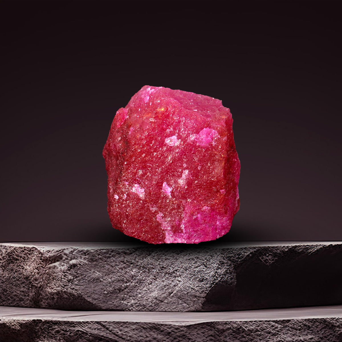 GEMHUB Natural Crystals And Healing Stones 30.00Carat Raw Rough Ruby Healing Crystals For Jewelry Making