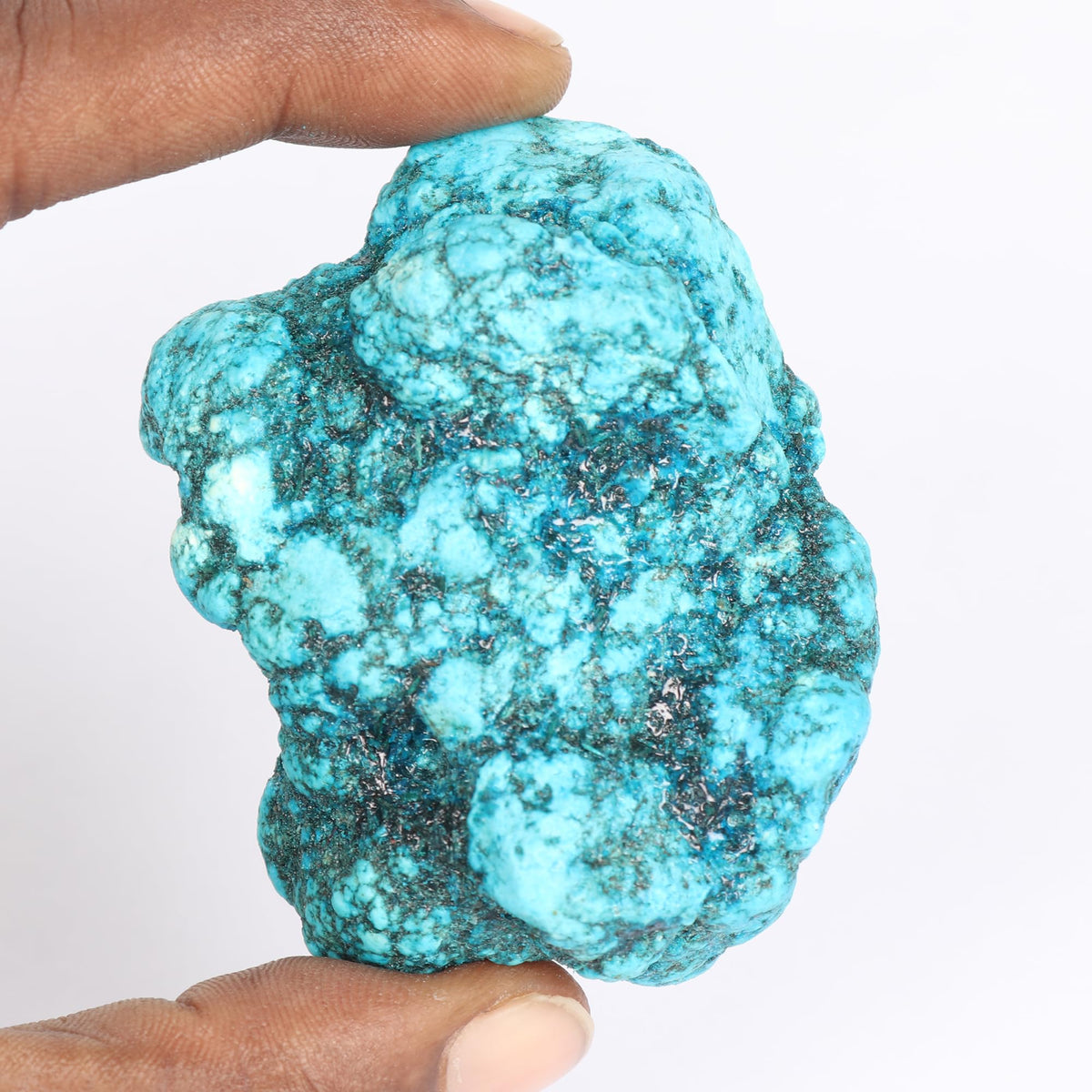 GEMHUB Natural Blue Turquoise Approximate 557 Ct Raw Blue Turquoise,Blue Turquoise Chunk, Raw Uncut Rough Healing Crystal Blue Turquoise Gemstone