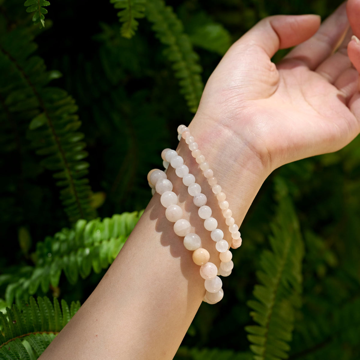 Pink Aventurine-Gentle Love-8mm Beaded Bracelets for Women Handmade Semi Precious Natural Stone Stretch Elastic Jewelry Yoga Protection Gifts