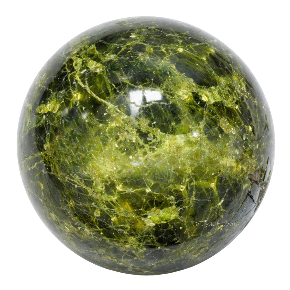 Amazing Gemstone Green Tourmaline in Matrix Crystal Ball with Stand - 2 Inches Crystal Sphere Meditation Balls for Witchcraft and Decorative Balls