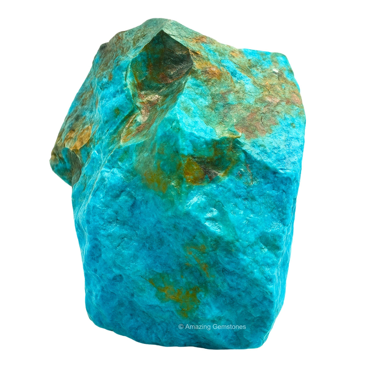 Amazing Gemstone Chrysocolla Raw Crystals and Healing Stones, Natural Rocks For Tumbling - DIY Raw Stones And Crystals (1 Piece)