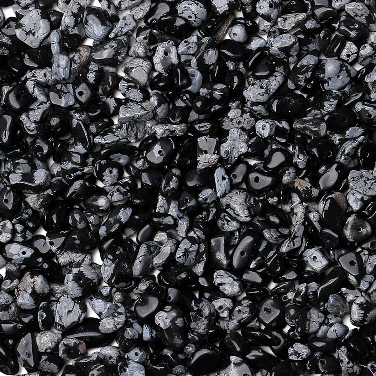 ZHIYUXI 400pcs Alabaster Beads 5-8mm Crystals Gemstones for Bracelet Making 2 Strands Irregular Stone Loose Rocks Bead for Jewelry Making Hole Drilled Natural Chips DIY Necklace Craft Gifts
