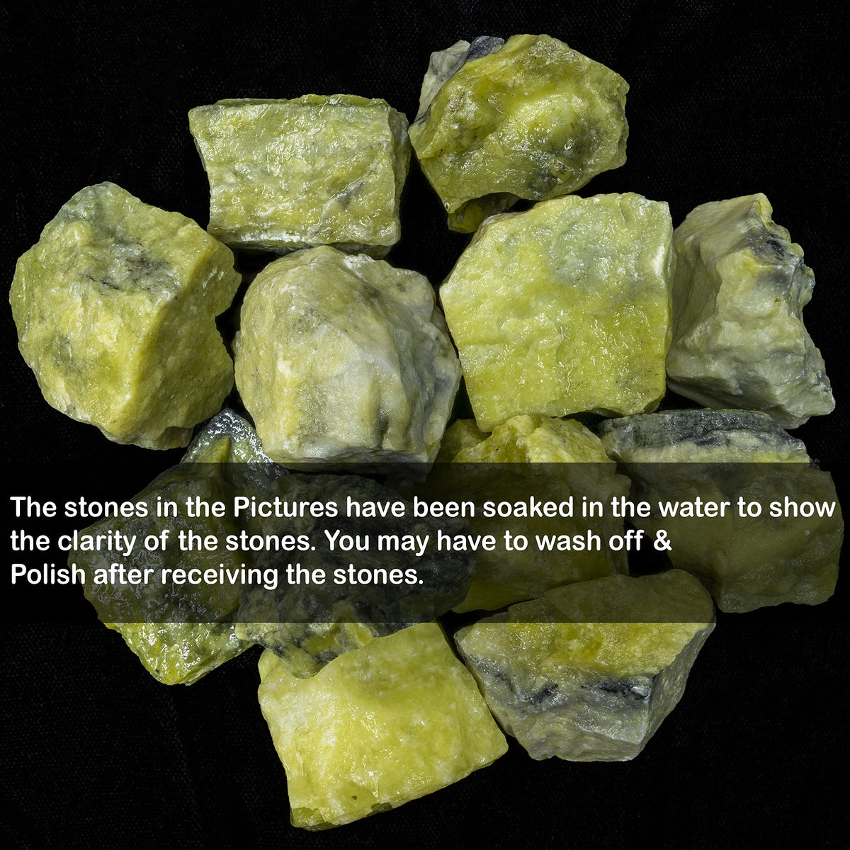 Crocon® 1LB Serpentine Rough Bulk Rocks Natural Stone Spiritual Gifts Raw Gemstone Crystals and Stones Tumbling Cabbing Polishing Gem Mining Chakra Balancing Reiki Healing Good Luck Home Office Decor