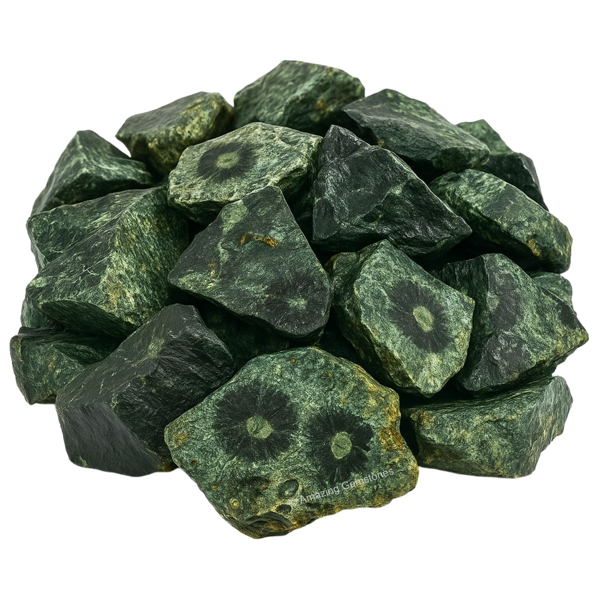 Amazing Gemstone Kambaba Jasper Raw Crystals and Healing Stones, Natural Rocks For Tumbling - DIY Raw Stones And Crystals (1 Piece)
