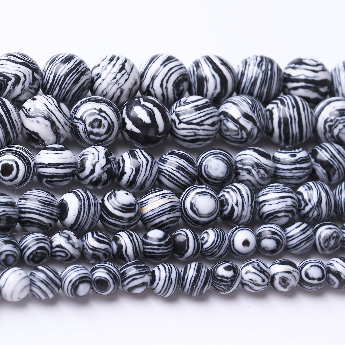 48PCS 8MM Black Malachite Beads Stone Beads Energy Healing Beads for DIY Jewelry Bracelet Necklace Making for Jewelry Making15Inch