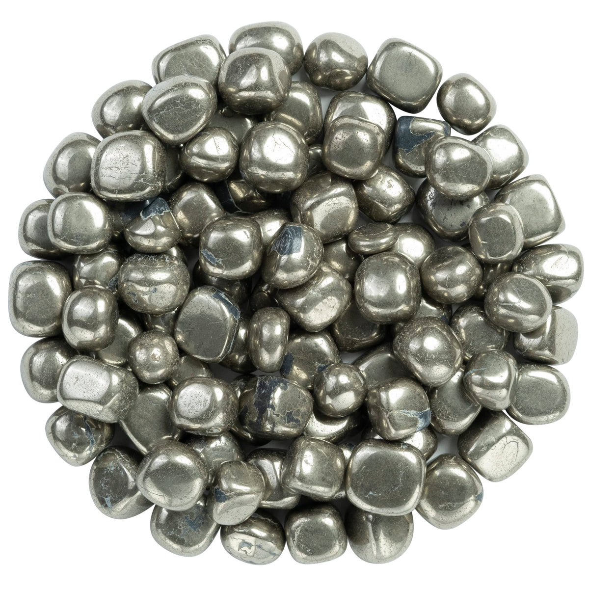 Crocon 1LB Golden Pyrite Tumbled Stones and Crystals Bulk Natural Crystal Kit for Reiki Healing Crystal Polished, Tumble Stones, Chakra Balancing, Good Luck, Reiki Gift, Home Decor Size : 20-25 mm