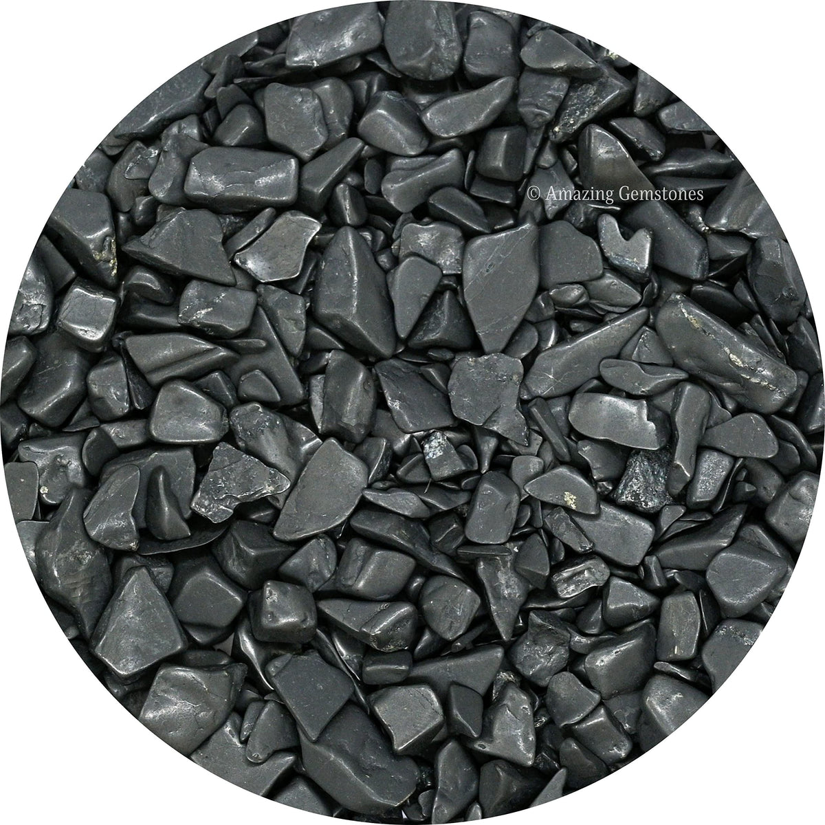 Amazing Gemstone Shungite Crystal Chips Aquarium Gravel Rocks - Shungite Chips Bulk Fish Tank Gravel, Small Tumbled Stone Chips and Tiny Crystals for Decoration (Natural AAA Grade) (1000+ Carat Chips)