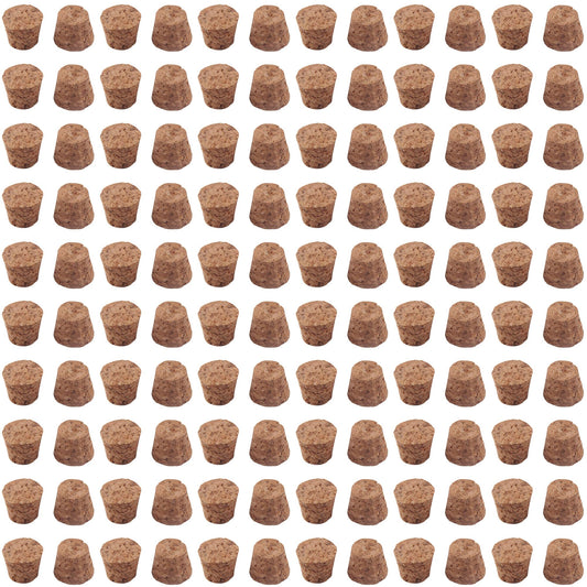 1/2 Inch Mini Tapered Cork Stoppers 120 Pcs Wooden Wine Bottle Corks Reusable Small Bottle Plugs Durable Replacement Wine Stoppers for Jars, Beer Bottles, Apothecary Jars & DIY Craft