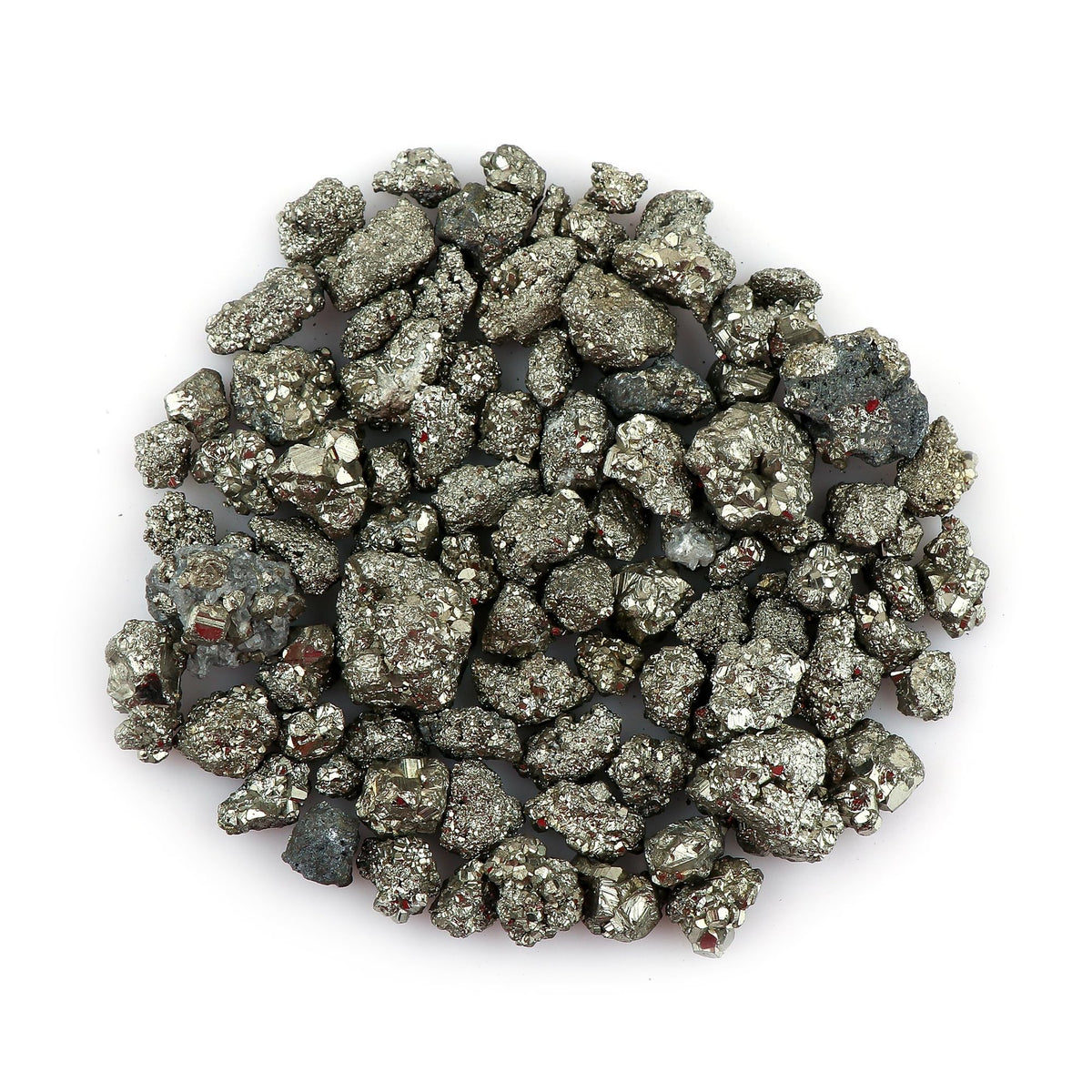 GEMKORA 100 carats Raw Golden-Pyrite Crystals, Wholesale Lot, Natural Gemstone, Rough Crystals, Rock Stones, Jewelry Making Supplies, DIY & Crafts, 13 to 18 mm