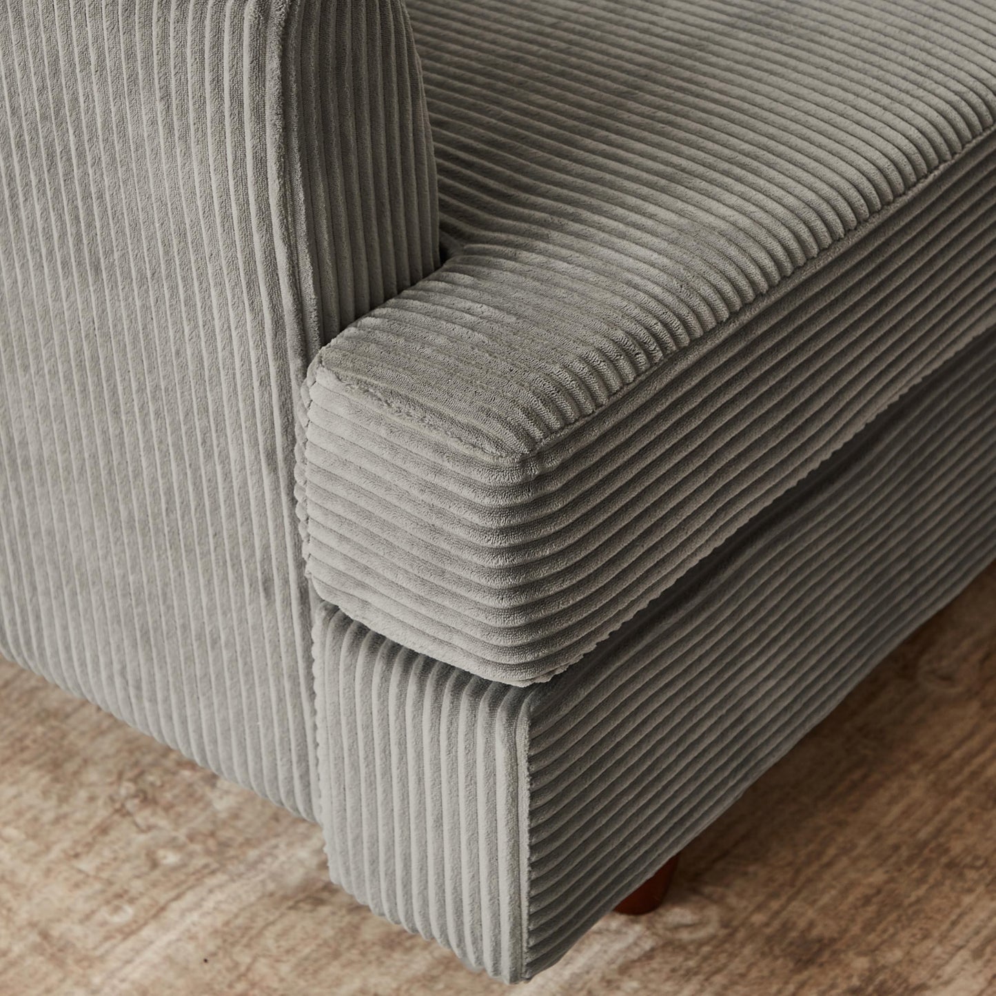 ERYE 95.6-Inch L-Shaped Symmetrical Sectional Sofa Oversized Modular Couch with Ottoman, U-Shaped Corduroy Corner Sofa Couch Convertible Sleeper Bed for Home Apartment