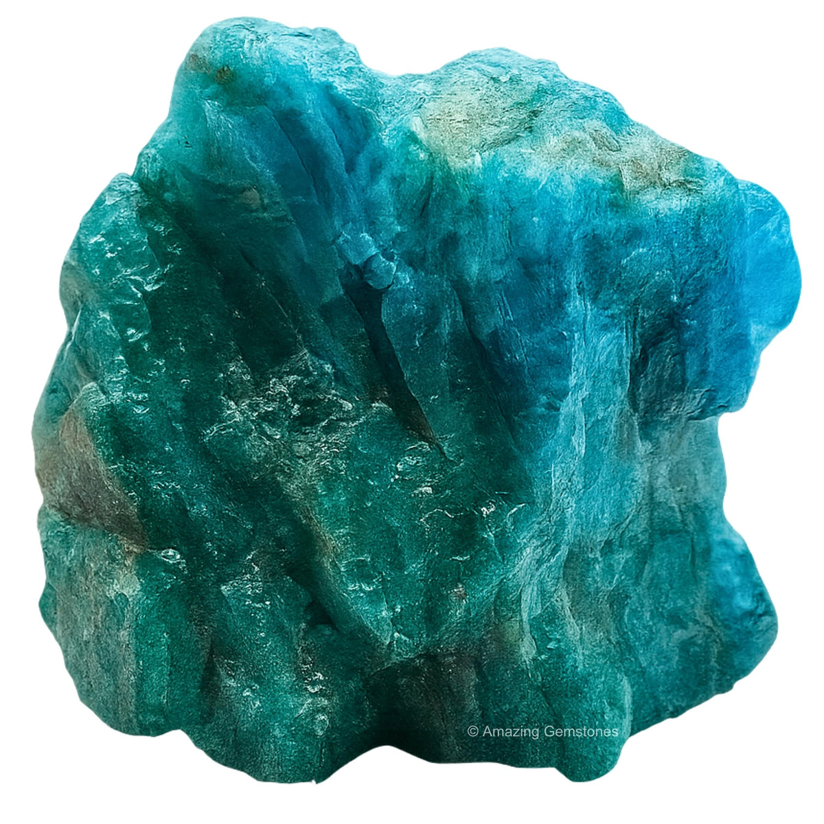 Amazing Gemstone Green Apatite Raw Crystals and Healing Stones, Natural Rocks For Tumbling - DIY Raw Stones And Crystals (1 Piece)