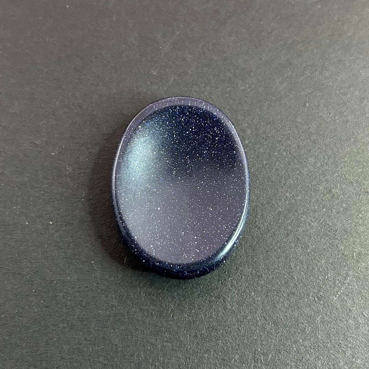 Blue Goldstone Thumb Worry Stones Metaphysical Gemstone Crystal Healing Reiki Men Women Gift FENG Shui Positive Energy Love Wellness Palm Stones Wicca Powerful