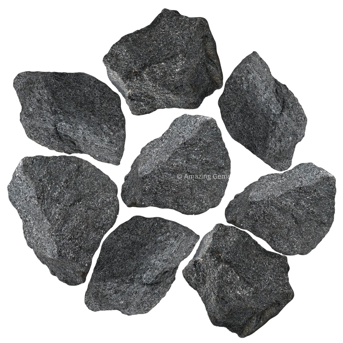 Amazing Gemstone Hematite Raw Crystals and Healing Stones, Natural Rocks for Tumbling and DIY Raw Stones and Crystals (1 LB)