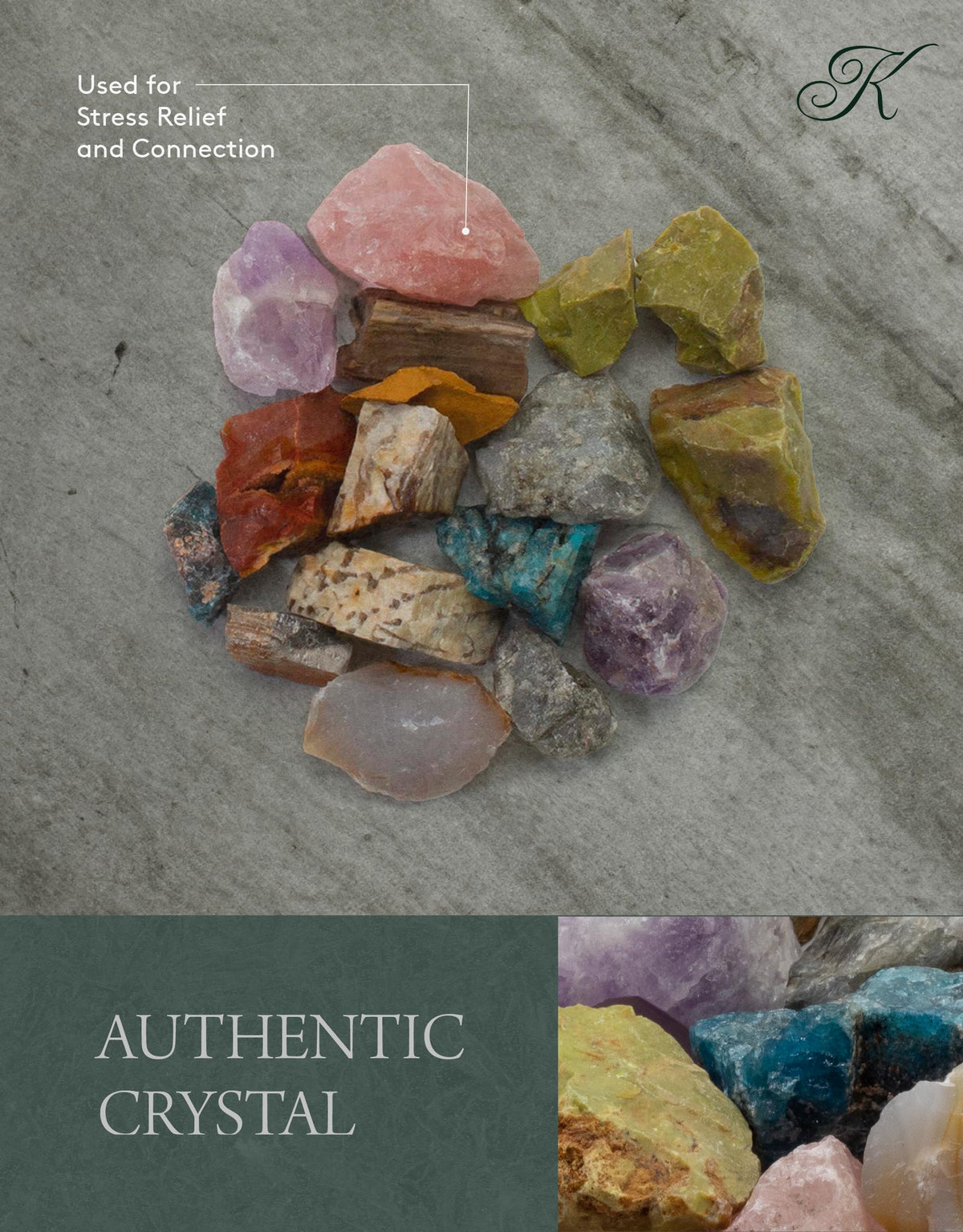 KALIFANO Bulk Rough Crystal Mix (1 Pound) - Random Assortment of Raw Reiki Stones (May Include Amethyst, Labradorite, Blue Apatite etc.) - Piedras En Bruto Used for Jewelry or Tumbling (Family Owned)