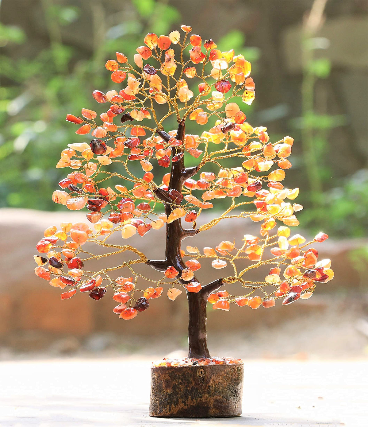 Crocon® Carnelian Crystals Tree, Birthday Gifts for Women, House Warming Gifts New Home Decor, Healing Crystals Spiritual Present, Birthday Gift for Mom, Orange Decor, Gemstones Money Tree Positivity